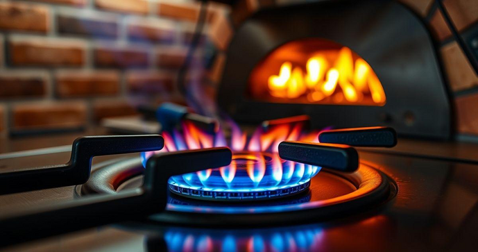 Queimador a gás para forno de pizza é a escolha ideal para assar com perfeição
