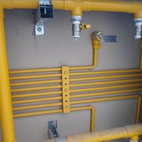 Instalação de rede de gás