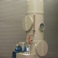 Sistema de exaustão e lavagem de gases